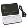 4K HD Multimedia Interface Switcher 3 In 1 Out IR Remote Control HD Multimedia Interface Splitter