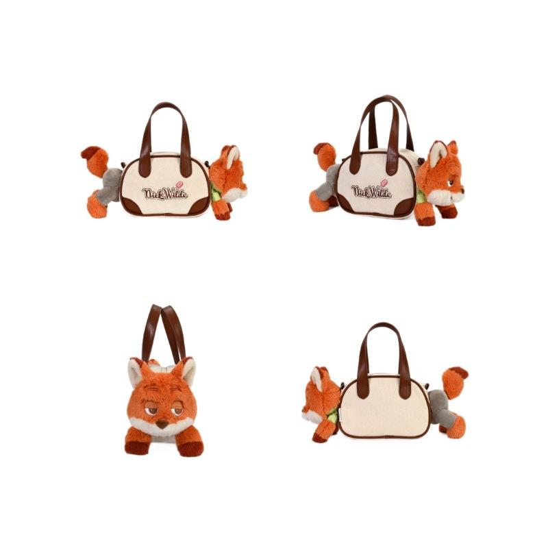 Zootopia Nick Wilde Plush Toy Handbag - Cute and Large Capacity 0173 KTB