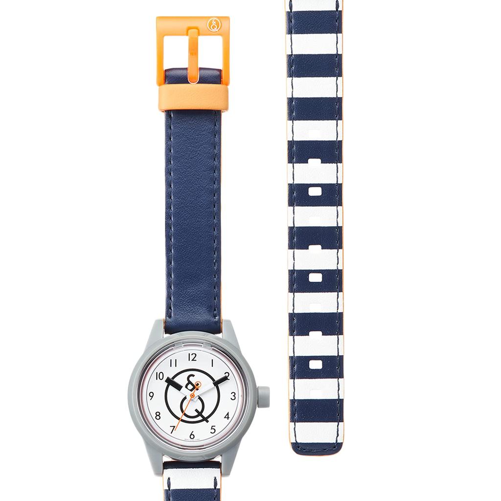 Cue and Cue Smile Solar Solar Analog Mini Series водонепроницаемый уретановый пояс с узором RP01J035 синий [Citizen Watch]