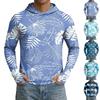 Мужская толстовка с капюшоном UPF50 Плюс Защита от солнца Легкая Быстросохнущая С длинным рукавом С капюшоном Дышащая Одежда для активного отдыха и спорта