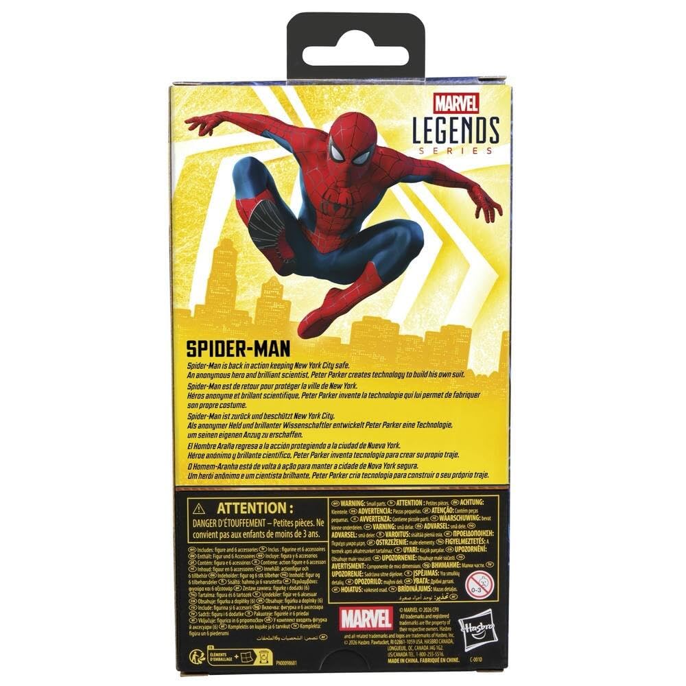 Hasbro MARVEL Legends Series Человек-паук, Коллекция 'Человек-паук: Новый день' Набор из 15 см Фигурок G3487 (аутентичный)