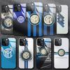 Футбольный Чехол Inter Milan Для iPhone Samsung Galaxy Redmi Note S 17 16 15 14 13 20 24 25 54 Pro Max Ultra Fe Air Закаленное Стекло