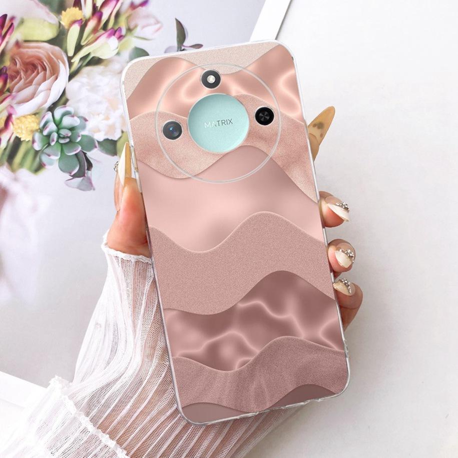 6.8" Case For Honor X9c Smart 5G Cover Cool Fashion Dragon Lion Wolf Cartoon Soft Silicone Phone Cases For HonorX9c Smart Bumper