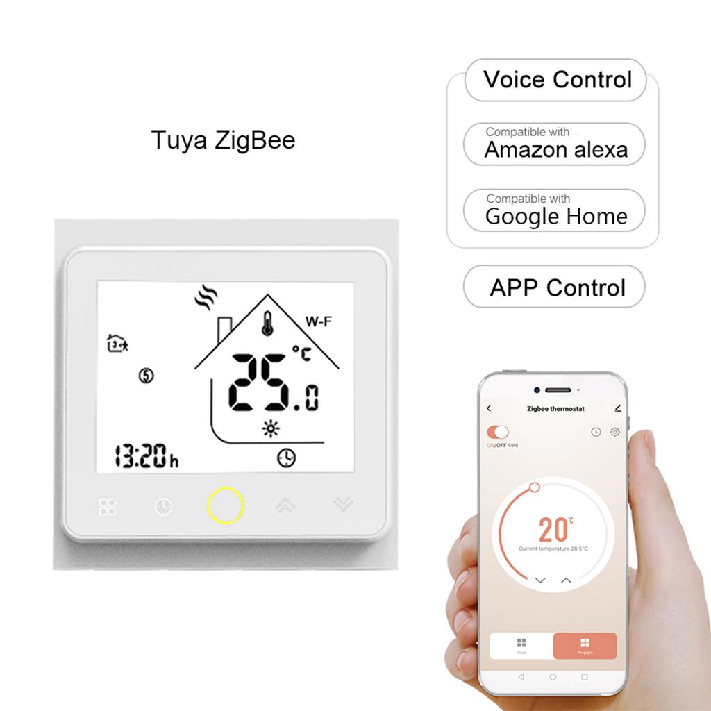 Wi-Fi Smart Thermostat Temperature Controller APP Control 5A Compatible with Alexa / Google
