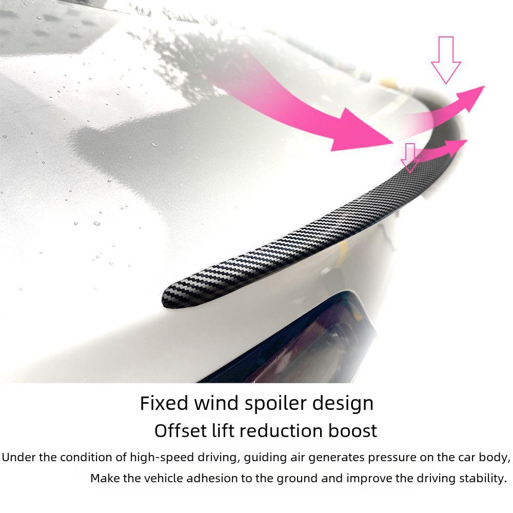 Маленькое хвостовое крыло из углеродного волокна для Tesla Model 3 - внешний аксессуар
