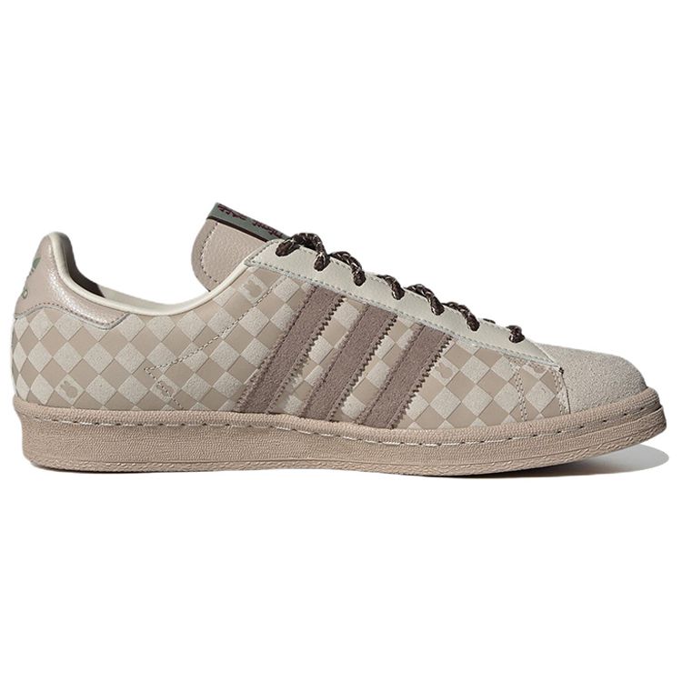 Miffy x Fansack x adidas Campus 80s Кроссовки унисекс на китайский Новый год Коричневый Мелово-коричневый Серебристо-зеленый IE1900