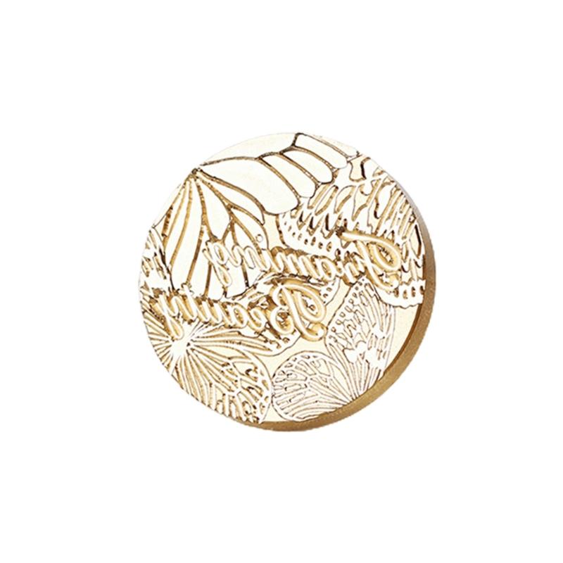 Сургучная печать-Слова Фразы Сургучная печать Цветочная печать для конвертов Свадебные приглашения Украшения для открыток