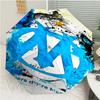 Marseille Print Automatic Umbrella, 8 Rib Iron Frame, Plastic Handle, Suitable for Outdoor Travel &Daily , Ideal Gift