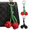 Брелок Подвеска Имитация кожи Гладкая поверхность Аккуратная строчка Брелок Универсальный Кошелек Автомобиль