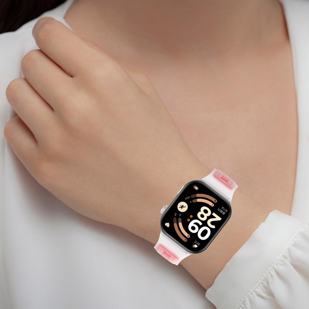 Спортивный силиконовый ремешок для Redmi Watch 6 5 4 Оригинальный браслет для Xiaomi Mi Band 10 Pro/9 Pro/8 Pro Дышащий браслет Correa