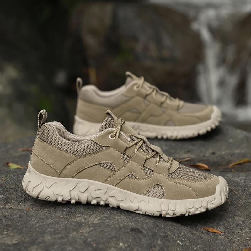 Модная уличная обувь на шнуровке, мужские повседневные кроссовки из замшевой кожи, мужская нескользящая обувь для хайкинга, дышащая трекинговая обувь, Tenis Masculino