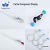 Iron Titration Stand with Three-Ring Butterfly Clip and Condenser Cross Clip