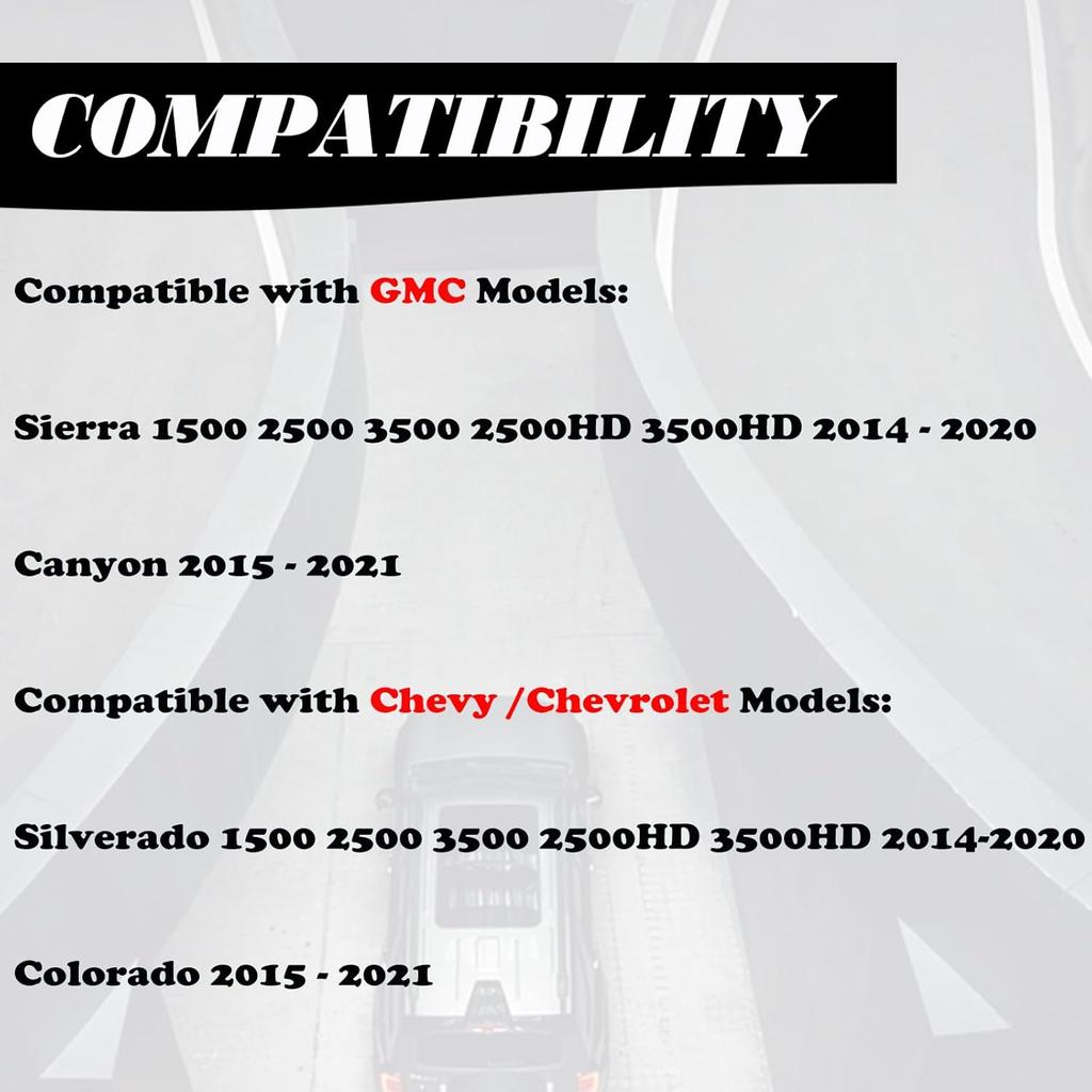 Machanmagic Key Fob Replacement Compatible For Chevy Silverado GMC Sierra 1500 2500 HD 3500 HD 2014- Chevrolet Colorado GMC Canyon 2015- Car Keyless