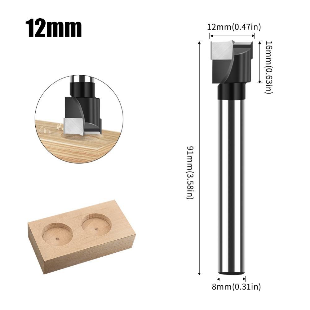 12-22mm Drill Bit Tungsten Carbide Hole Saw Cutter New Hinge Boring Bit