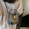 Vintage Handbag Bag Women's 2025 New High-end Niche Design Fashionable and Versatile One-shoulder Crossbody Bucket Bag