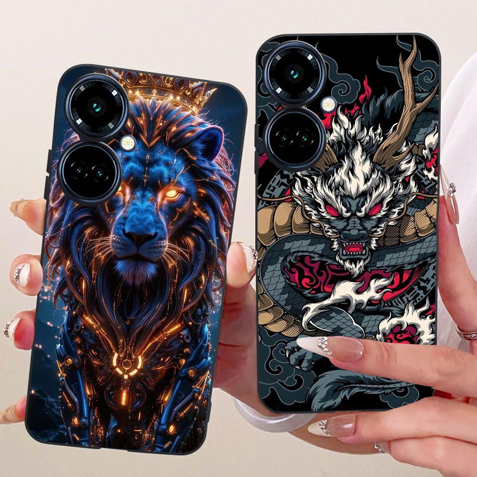 Для Tecno Camon 19 Pro CI8 Чехол Camon19 Pro 5G CI7n Обложка Красивая Бабочка Мягкий Силикон Черный Чехол Для Tecno Camon 19 Neo Чехол