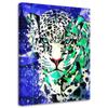 Canvas Print White Cheetah As Hand-painted