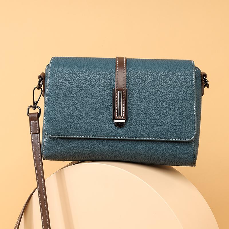 Маленькая сумка через плечо, основная женская сумка-тоут из 100% натуральной кожи, однотонная женская сумка-клатч на 2023 год, сумка через плечо