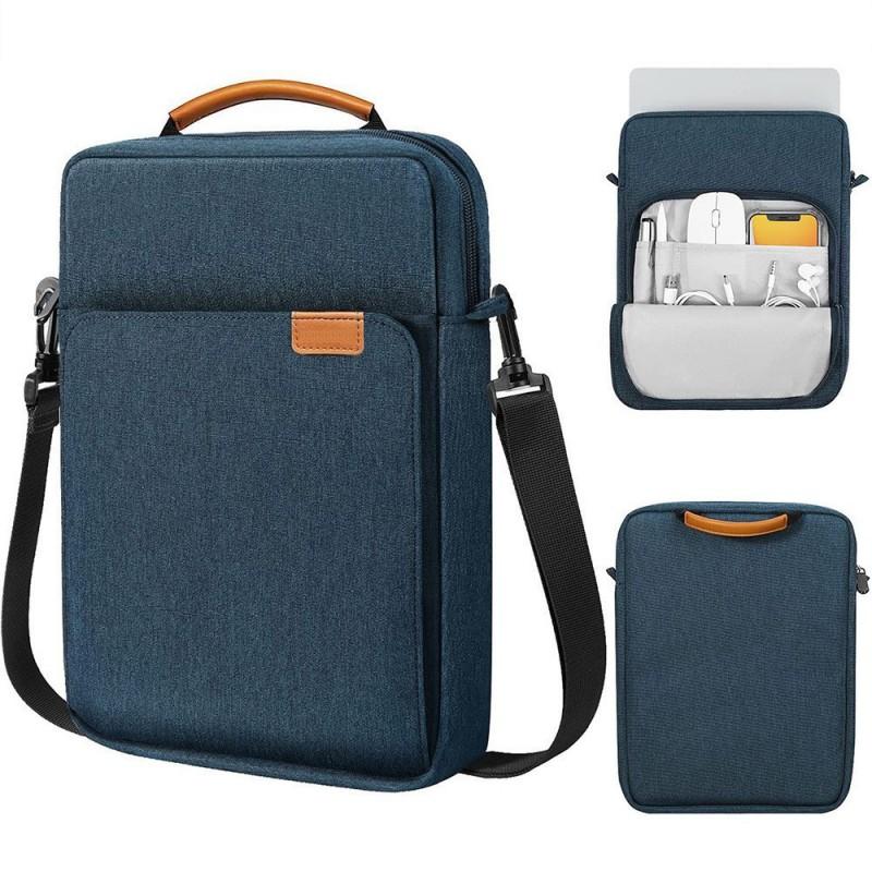 13-inch Laptop Sleeve Bag IPad Air Pro With Adjustable Strap Water-Resistant Shockproof Shoulder Men Women