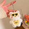 10cm Stuffed Key Ring Mini Plush Cat Doll Pendant Kawaii Plush Keychain  Backpack Decor