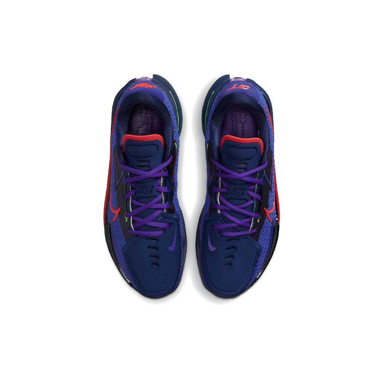 Nike Air Zoom GT Cut Blue Void Siren Красные кроссовки унисекс Fierce-Purple Green-Strike CZ0175-400