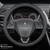 Genuine Leather Steering Wheel Cover for Mitsubishi Outlander, Eclipse Cross, Pajero Sport, ASX, Lancer