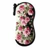 Hanging Rose Flower Print Eyeglass Case Soft Reading Glass Pouch Portable Sunglasses Holder  Gifts