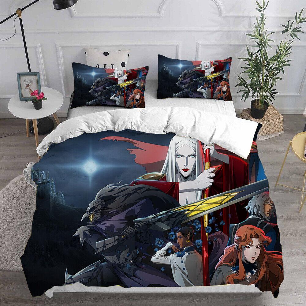 Косплей Castlevania Тревор Бельмонт 3D пододеяльник комплект постельного белья наволочка одеяло
