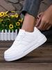 Женская спортивная обувь Кроссовки для бега Удобная обувь На шнуровке Дышащая Белая обувь для ходьбы