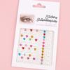 DIY Cross-Border Face, Eye, Brow, and Nail Decor Stickers with Pearls and Diamonds