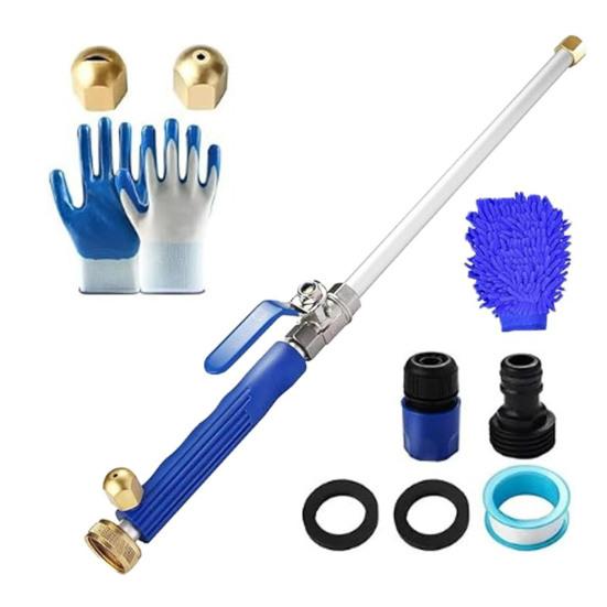 Pressure Washer Wand High Pressure Power Jet Washer Portable Car Washing Wand with Hose Quick Connector for Car Window Garden Cleaning