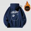 Trendy Men's Hoodie Sweatshirt Autumn Winter Pool Print Heavyweight Loose Versatile Couple's Hoodie Casual Streetwear