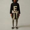 Fear of God Essentials Детская футболка с длинным рукавом и принтом большого логотипа SS22, топ для детей FOG-SS22-996