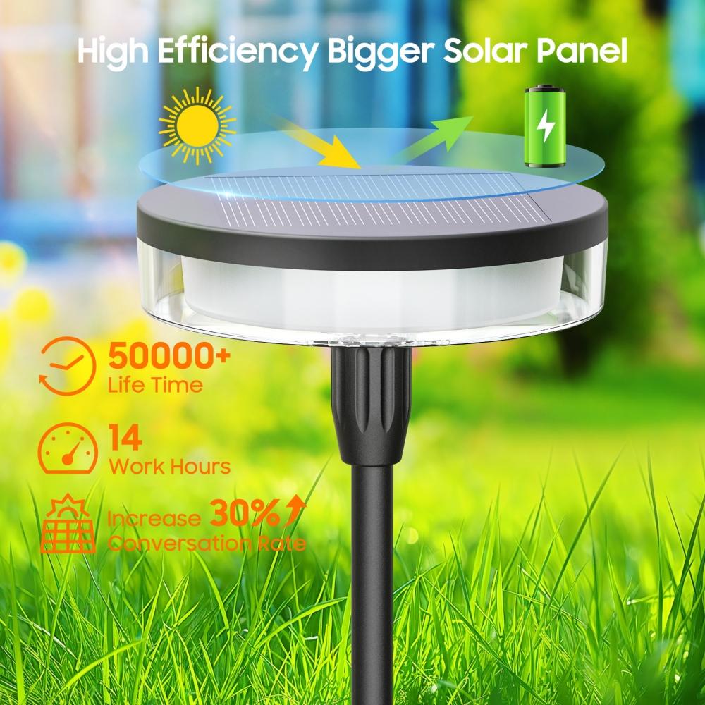 Xiaomi Solar Lights Outdoor Garden Solar Pathway Light Sway by Wind Solar Swaying Lights Auto On/Off for Outside Yard Path Patio Lawn