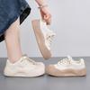 New 2025 Autumn Women's Plus Size Non-Slip Thick Sole White Bread Shoes (Sizes 34-42)
