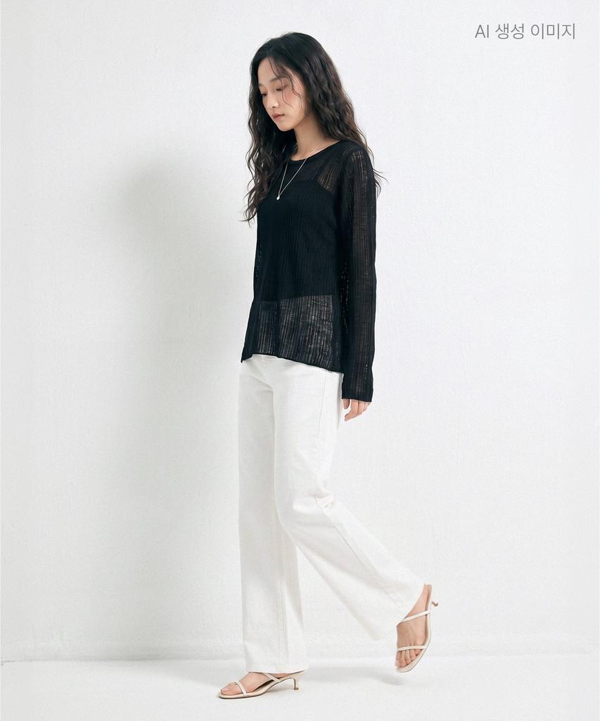 ROEM Белые Широкие Джинсовые Брюки Rmtjg26Rt1