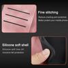 For iPhone 17 Pro Max Case Imprinted Line Leather Phone Cover with Handy Strap