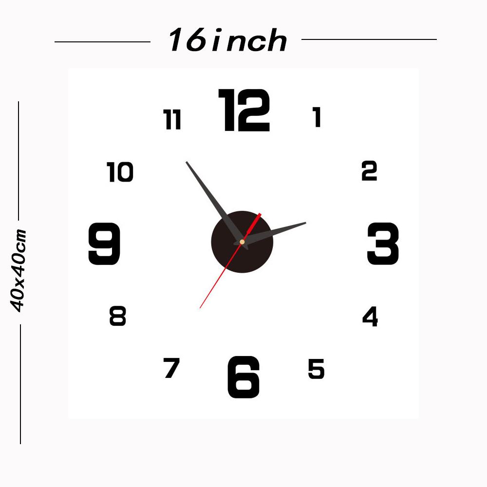 Modern Stylish Wall Clock, Silent Non-Ticking Wall Clock Round 8 Inch Clock Easy To Read Office School Living Room Decoration