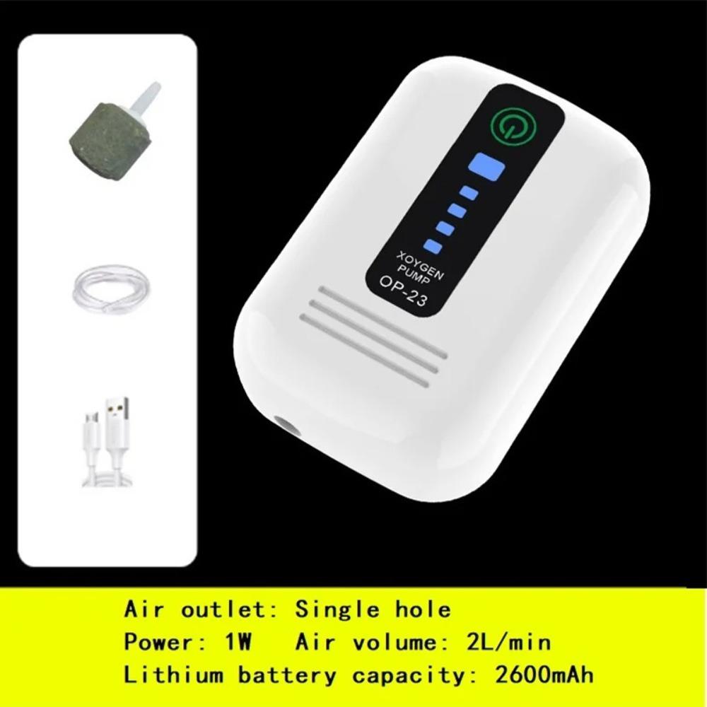 Rechargeable Aquarium Oxygen Pump 70H/40H Outdoor Fishing Oxygen Pump Fish Tank Oxygen Pump
