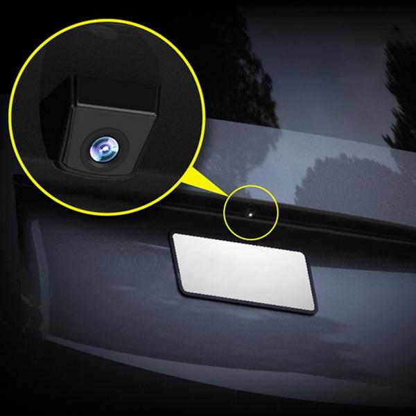Автомобильный вид сзади, широкий угол обзора 170 °, передняя и задняя камера заднего вида, ночной вид сзади автомобиля, камера заднего вида с линейкой, камера резервного копирования для парковки