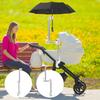 Stroller Umbrella Mount Holder Adjustable Stroller Umbrella Mount Holder Stainless Steel Clip Stand 2/3Fold Sunshade Fixing Clip