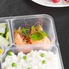 Large 6-Compartment Disposable Plastic Food Container with Lid