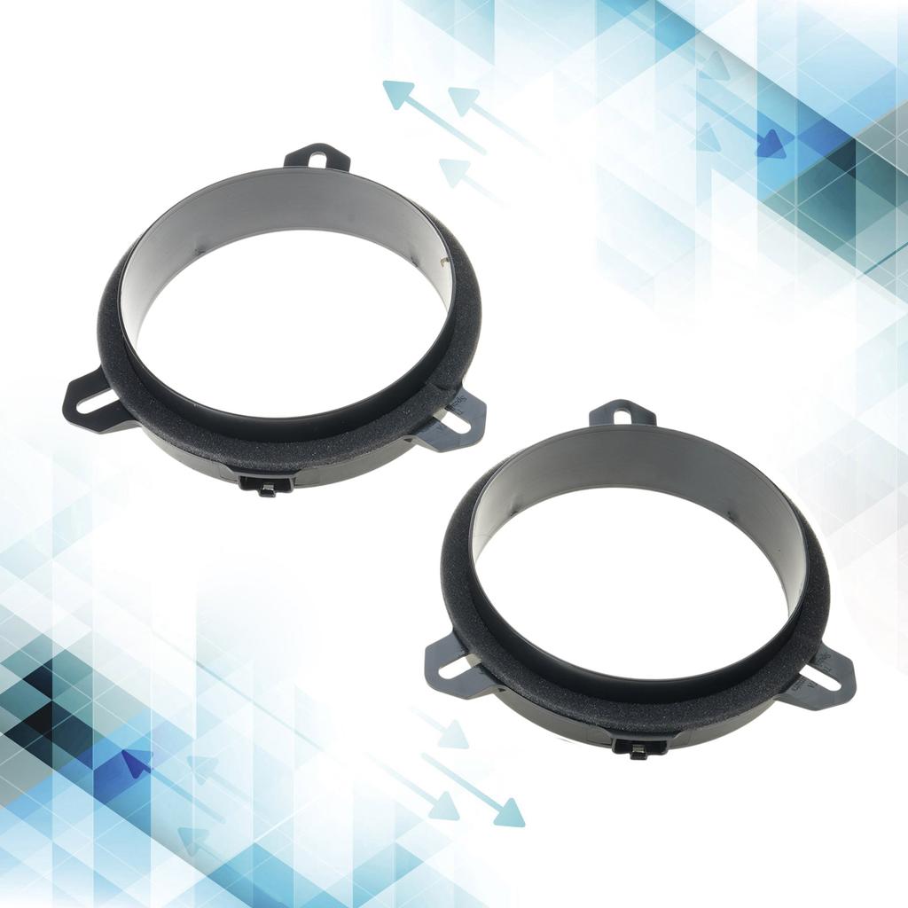 2Pcs Car Speaker Spacer Adapter 6.5 Inch Plastic Refitting Audios Anti-Slip Washer Mat Horn Gasket Spacers
