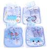 1 Bag Baby Cotton Bibs Towel Socks Sets Newborn Kids Burp Cloths+Socks +Anti-scratch Gloves Boys Girls Christmas Birthday Gift