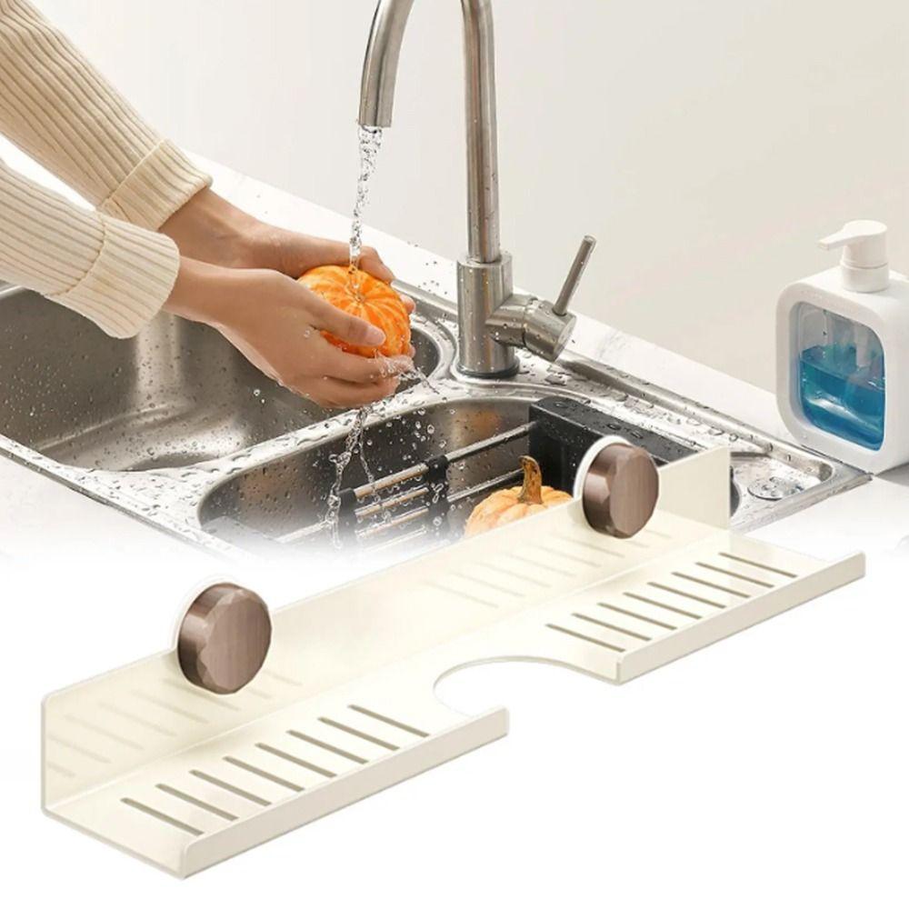 Suction Cup Kitchen Floating Shelf Organizer No-Drill Large Capacity Bathroom Display Shelves Waterproof Rustproof