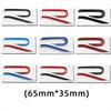 Металлические Наклейки R Car Наклейка на Багажник для R Line Golf 8 Beetle Scirocco Passat Sharan Tiguan Jetta Наклейка на Крыло Боковая