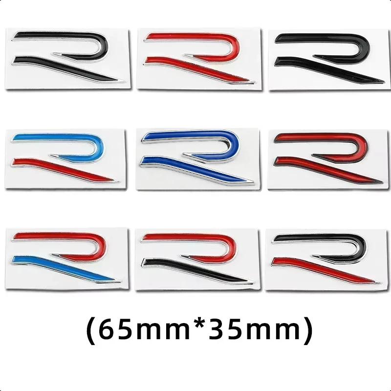 Металлические Наклейки R Car Наклейка на Багажник для R Line Golf 8 Beetle Scirocco Passat Sharan Tiguan Jetta Наклейка на Крыло Боковая