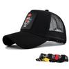 Модные бейсболки с вышивкой животных для мужчин и женщин Snapback в стиле хип-хоп, летняя дышащая сетка Sun Gorras, унисекс, уличная одежда Bone