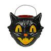 Halloween Black Cat Ceramic Lantern Decorative Hanging Light Candy Basket Pumpkin Prop Party Home Decoration
