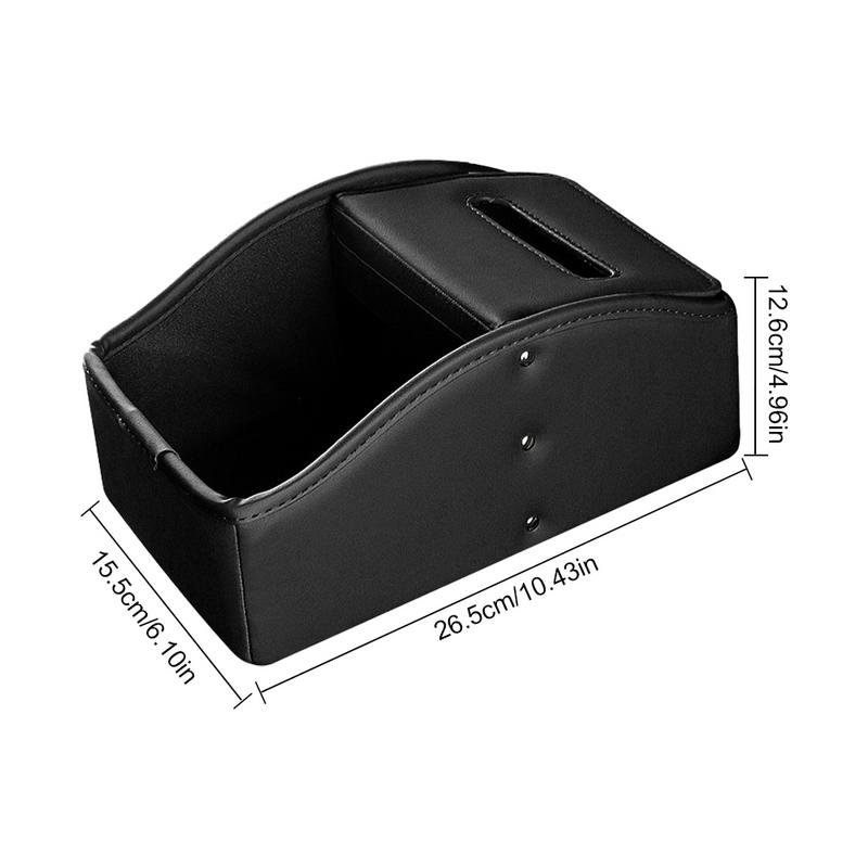 Armrest Console Storage Box Main Driving Storage Box PU Leather Multifunctional Car Storage Box Car Armrest Box Elegant Solution